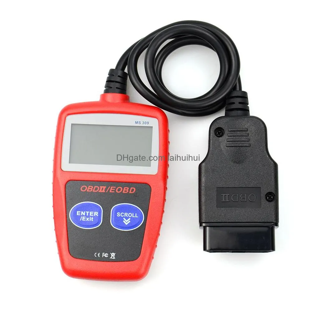 vehicle tools ms309 obdii obd2 eobd car diagnostic scanner code reader scan auto tool