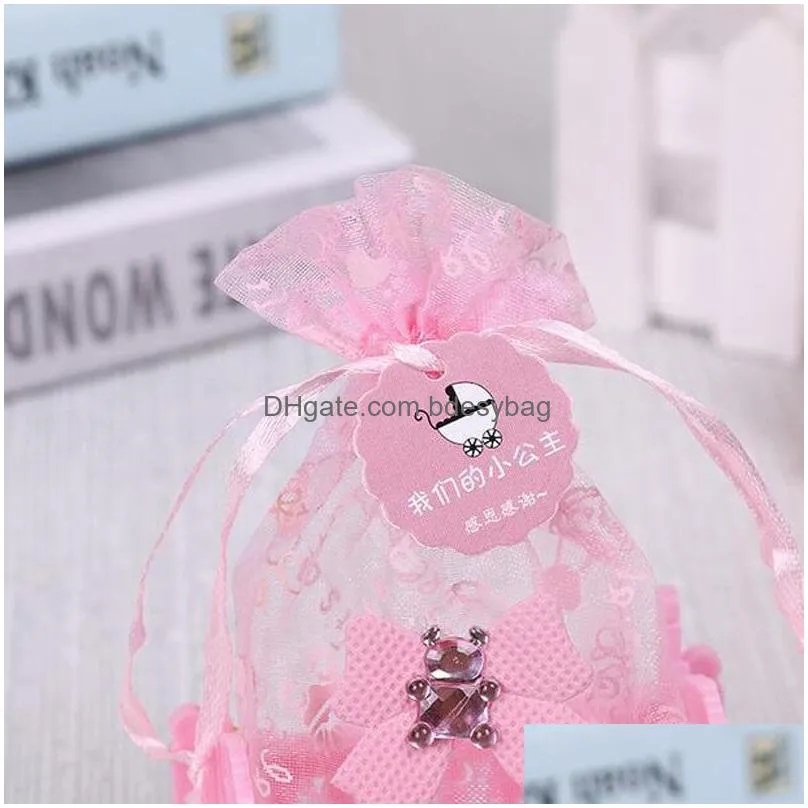 birthday baby shower candy box wedding party supplies personalized creative cradle type box gift bag za4952