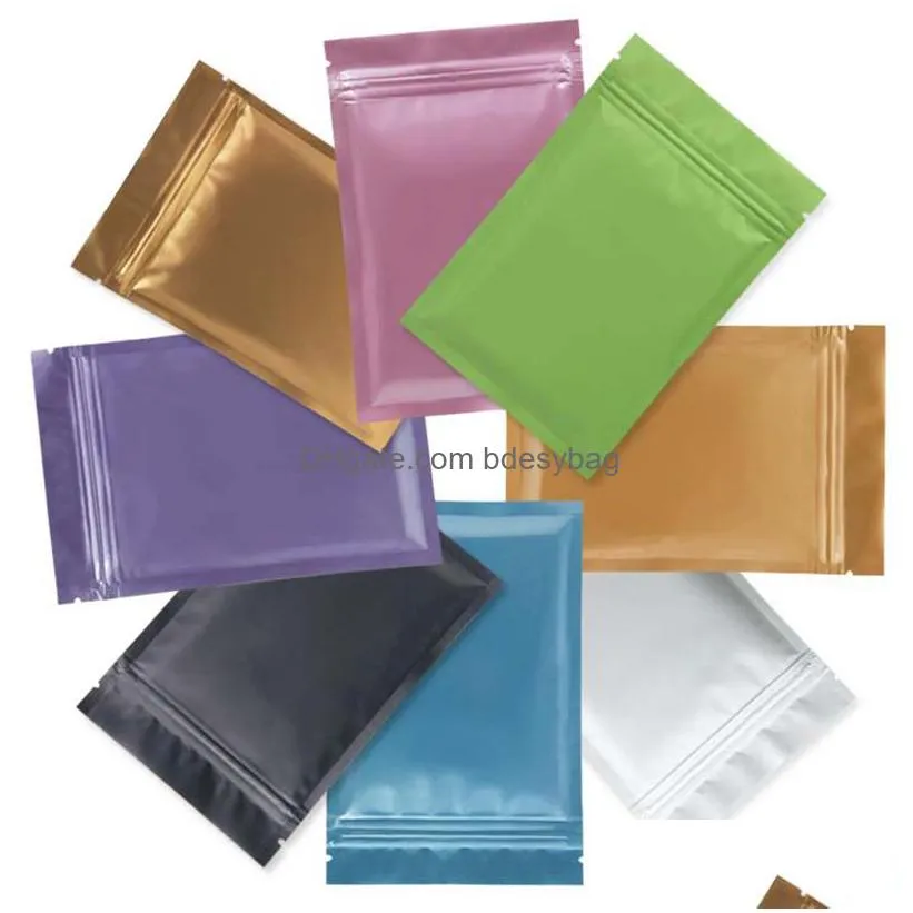 color aluminum foil bag mini self seal packing food bag resealable baking candy jewellry parts bags small pouches lx2859