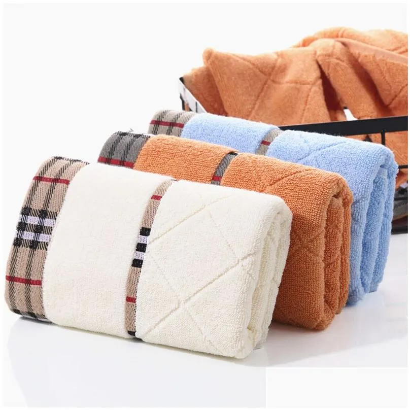 pure cotton super absorbent large towel 34x75cm thick soft bathroom towels comfortable