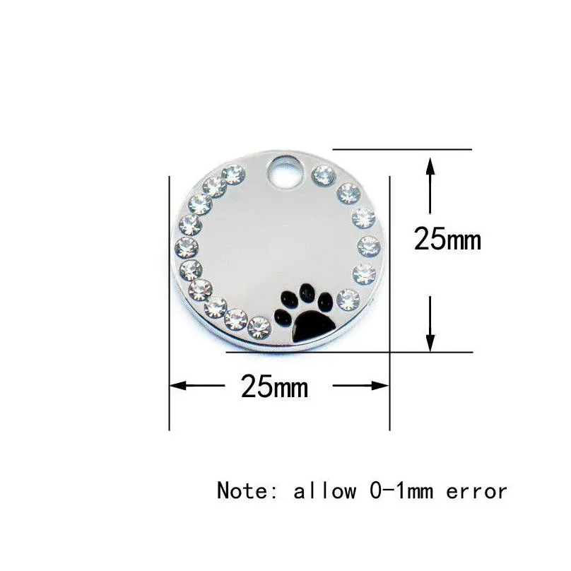 Dog Tag,Id Card Anti-Lost Puppy Dog Id Tag Personalized Dogs Cats Name Tags Collars Necklaces Engraved Pet Nameplate Accessories Drop Dhhnu