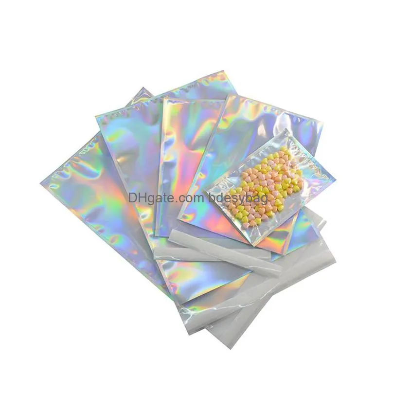 selfseal adhesive courier bags laser holographic plastic poly envelope mailer postal shipping mailing bags cosmetic underwear lx2775