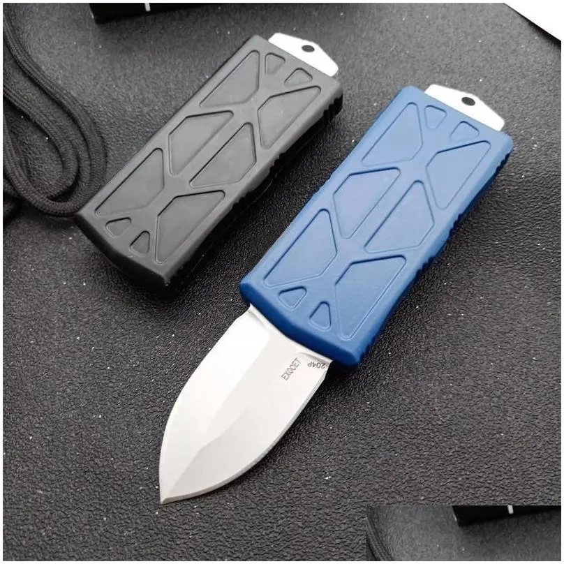 Knife Ut-Combat Mini Flyingfish Wallet Knives 5Cr13 Blade Zinc Aluminum Alloy Handle Tactical Hunt Camp Self-Defense Rescue Pocket Kni Otaqb