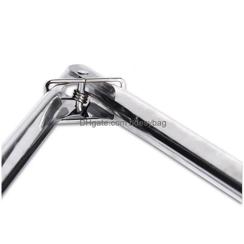 bbq tongs kitchen tongs lock design barbecue clip clamp stainless steel food tongs lx0204