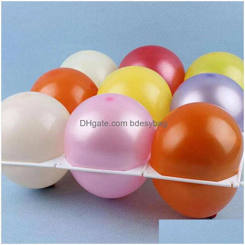 latex balloon mesh balloon grids stage backdrop wall decoration plastic 9 /4 holes wedding party supplies za4382