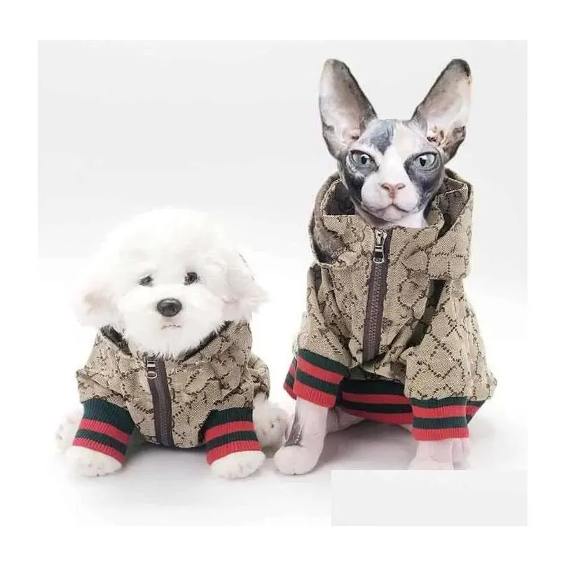 luxury pet dog cat coat designer dog apparel autumn winter warm dogs clothes jackets chihuahua bulldog bichon schnauzer puppy kitty outwears pets