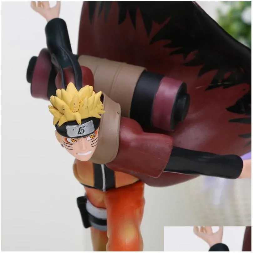 2pcs set 18cm uzumaki vs pain pvc action figure collectible model toys dolls mx200319270y