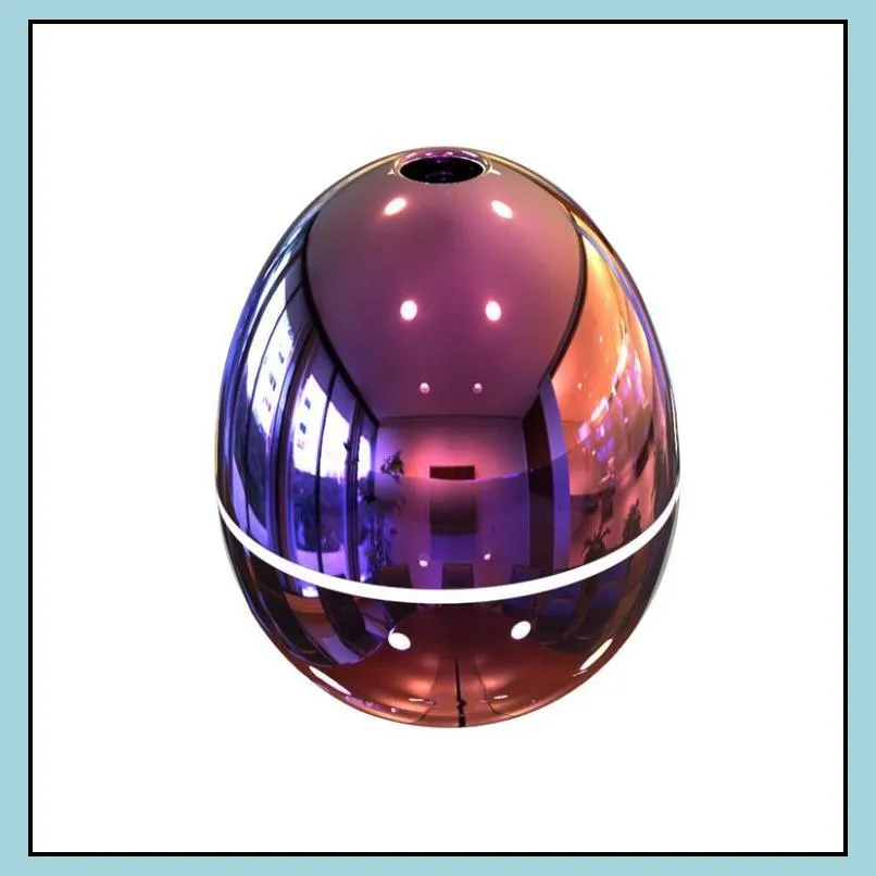 usb portable desktop egg air humidifier essential oils diffusers mist air humidifier for home office bedroom baby room car metalic