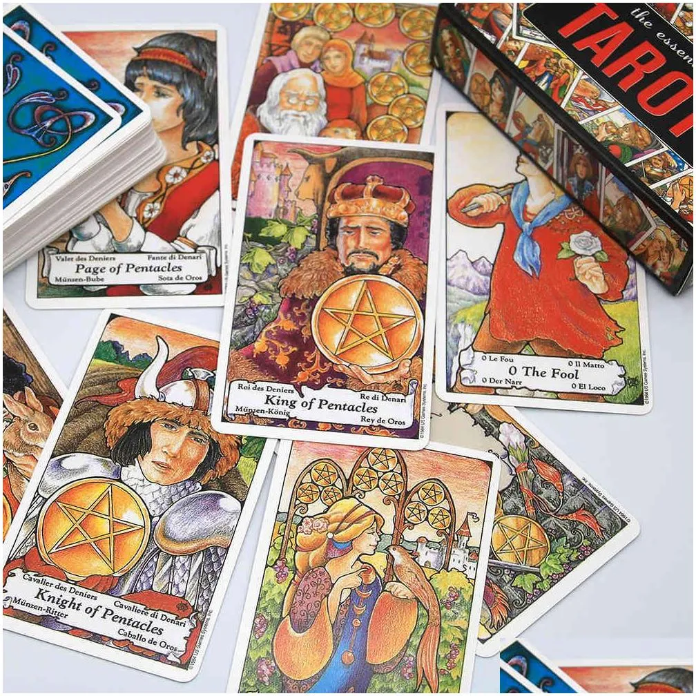 the  tarot deck 78card game toy divination book and card set unlock the secrets of ancient mystical salev55m