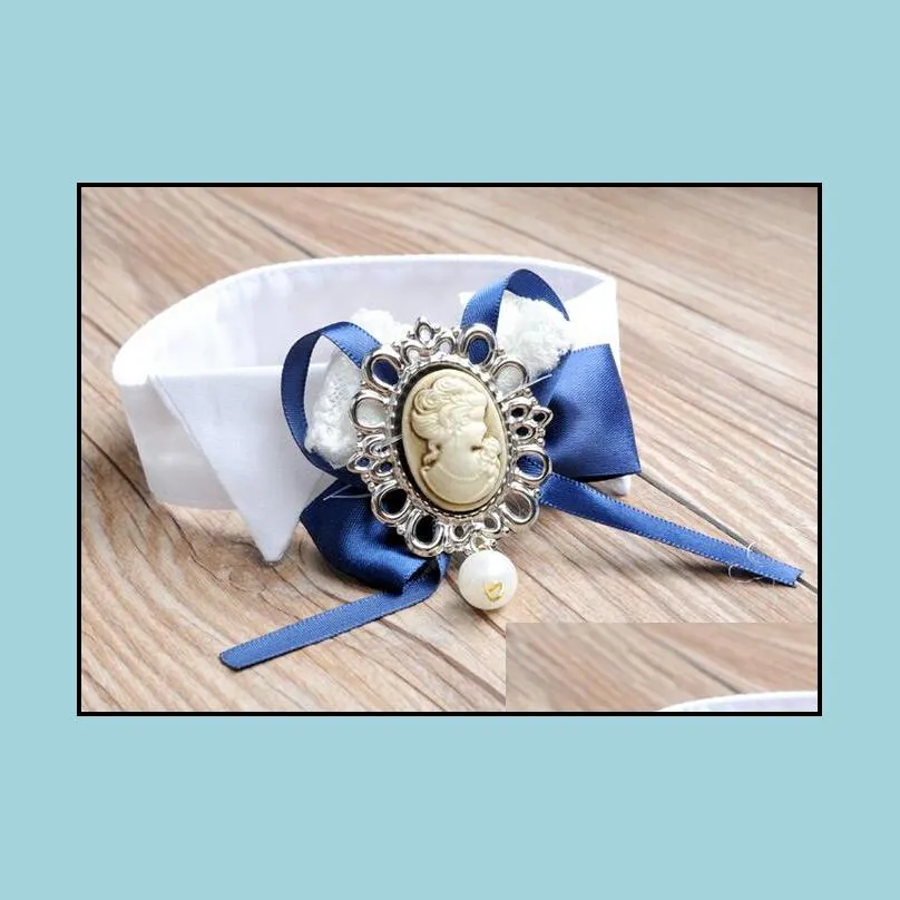 cool pet collars dog cat bowknot tie collar pet supplies wedding chirstmas gifts 5 designs
