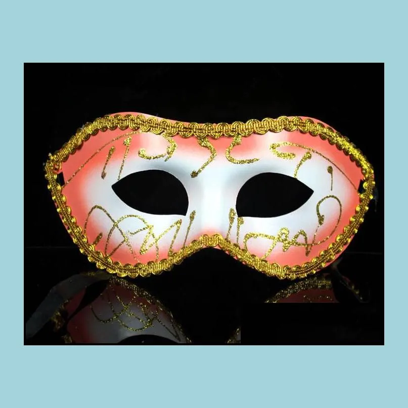 women men mask mardi gras party masquerade halloween cosplay dress ball performance uni colored drawing masks christmas wedding