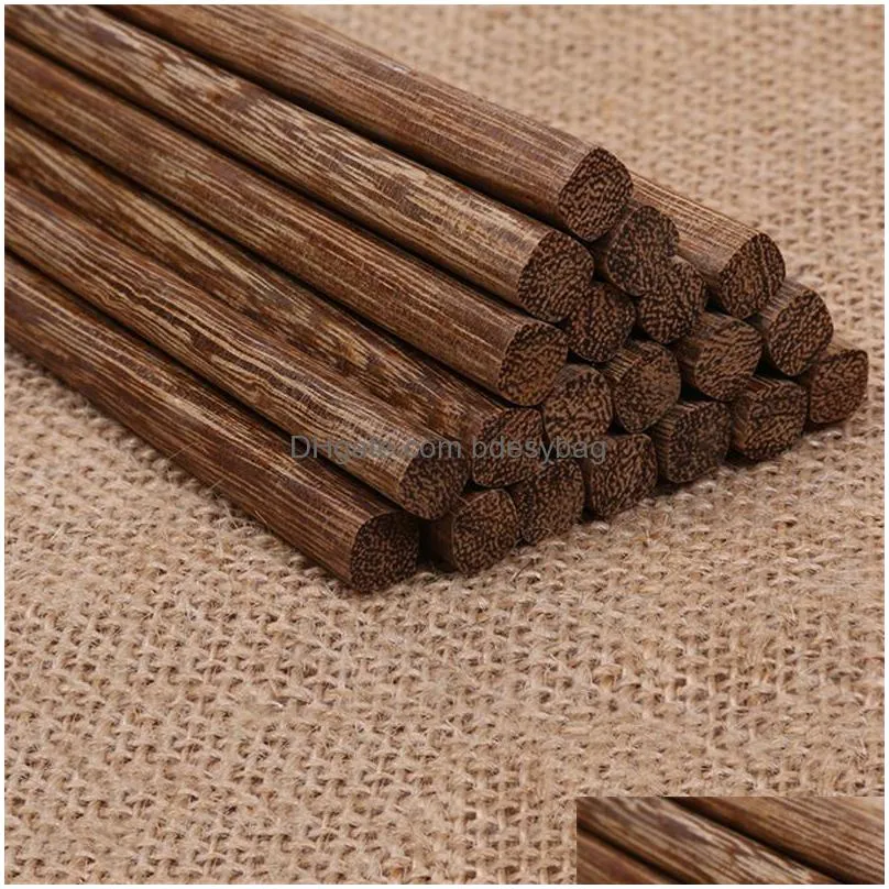 natural wooden bamboo chopsticks health without lacquer wax tableware dinnerware hashi sushi chinese lz0881