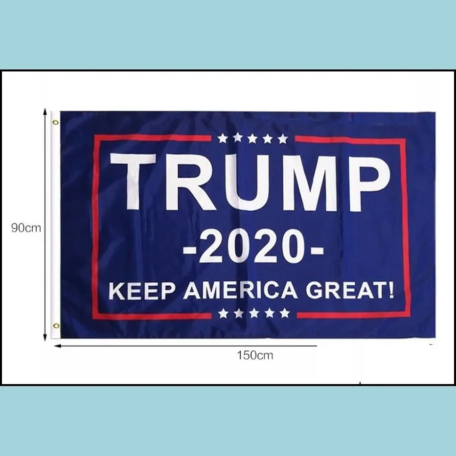 donald trump 2020 flag keep america great donald for president usa flags polyester with brass grommets 3 x 5 ft blue