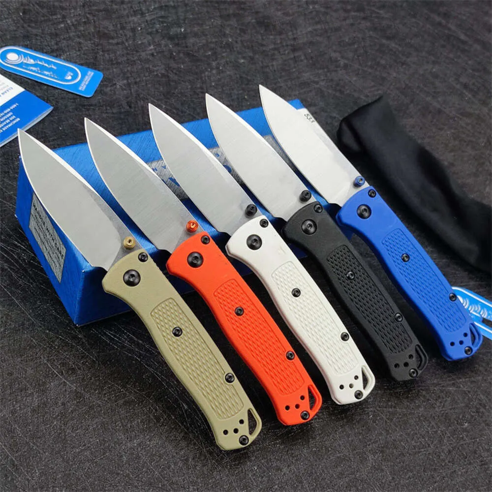 BM 533-3 Mini Bugout Folding Knive S30V Blad Nylon Wave Fiber Handle Outdoor Camping Hunting Pocket Tactical EDC Tool