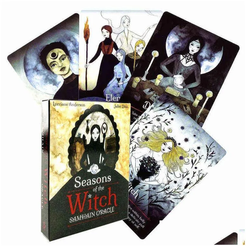 seasons of the witch oracle oards samhain oracle sell tarot cards for divination tarot deck x1106