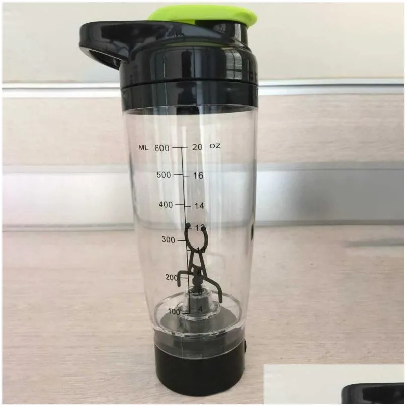Water Bottles 600Ml My Water Bottle Matic Movement Vortex Smart Mixer Electric Protein Shaker Milk Coffe Blender Drop Delivery Home Ga Dhnvd