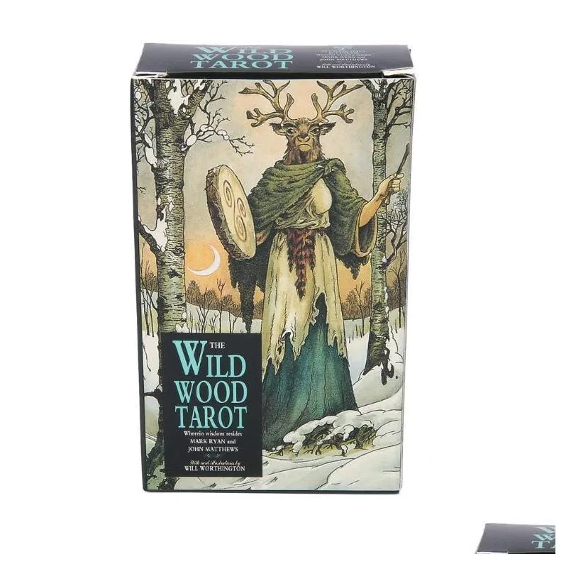 220 styles tarots game witch rider smith waite shadowscapes wild tarot deck board game cards with colorful box english version