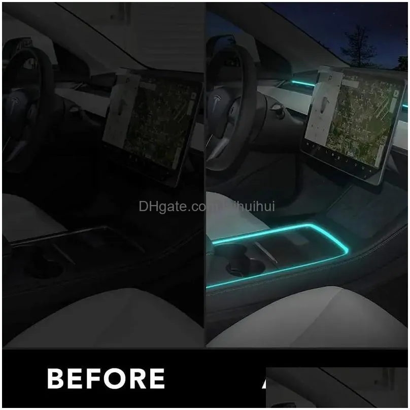 Auto-LED-Licht Innenraum-Ambiente-LED-Streifen mit USB-Zigarettenanzünder-Hintergrundbeleuchtung  Autoatmosphäre dekorative Lampe Autozubehör