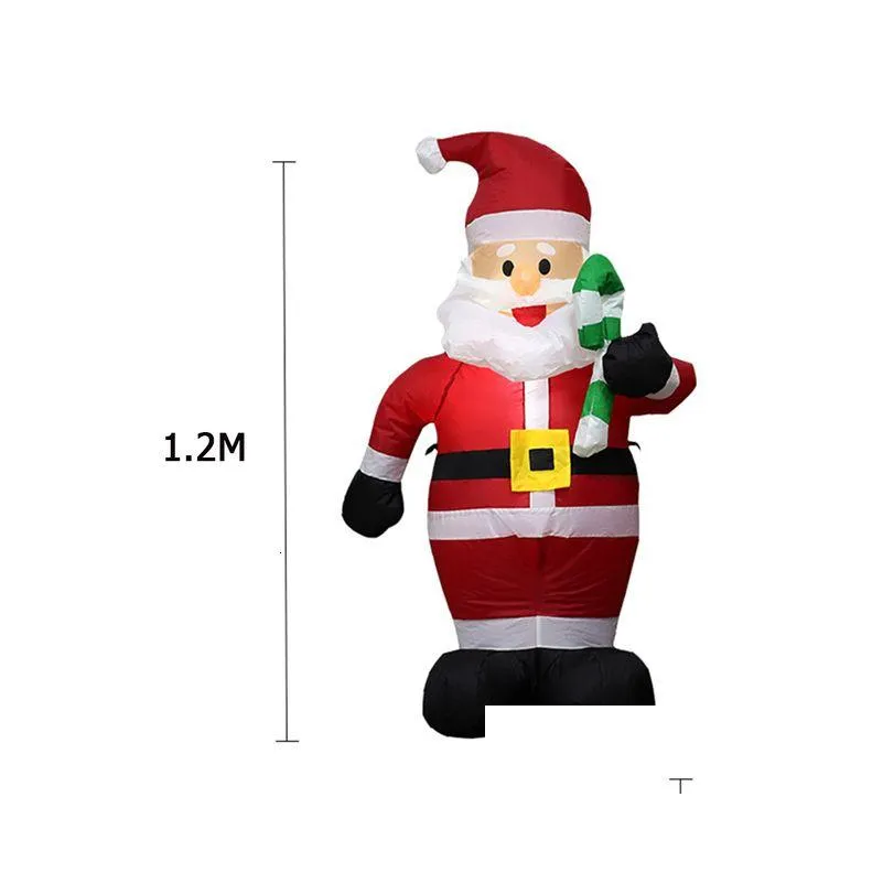 Christmas Decorations Christmas Decorations 2.1M Nt Inflatable Tree Glowing Merry Outdoor Led Light Up Party Year 221123 Drop Delivery Dhmz7