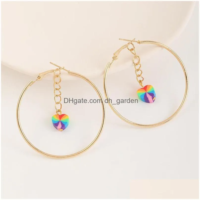 dangle chandelier japan and south korea creative funny pencil earrings cute love soft pottery women fashion sweet accessories