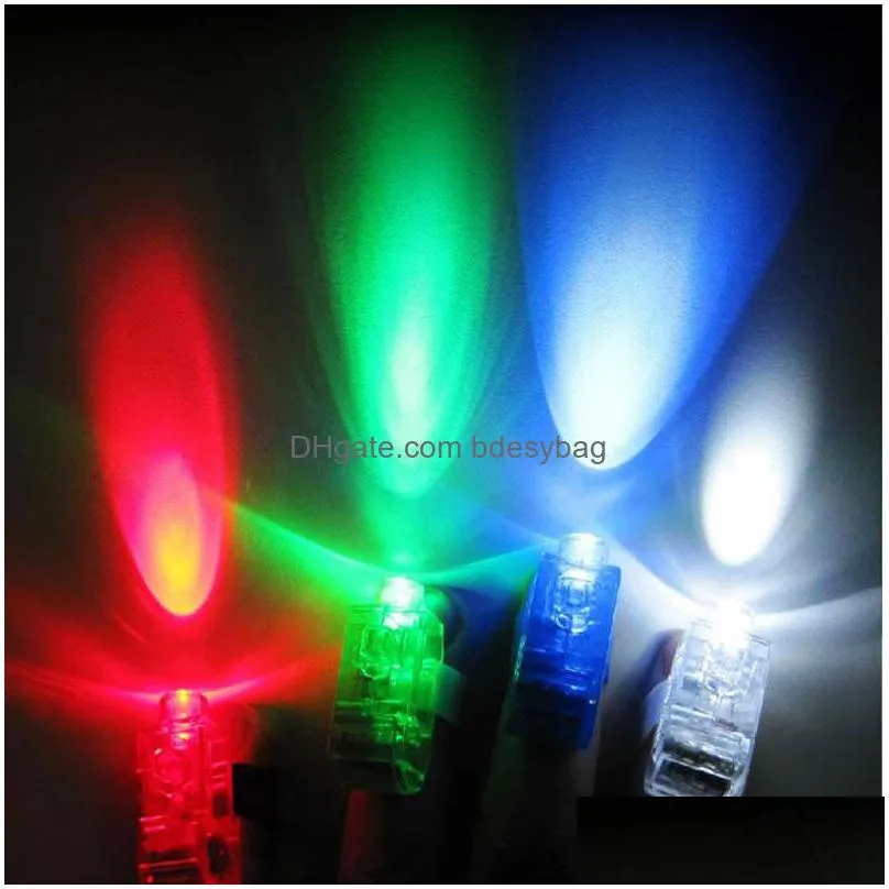 kids dance party lightup toys flash light emitting laser light sticks led bright finger ring toy shipping za1180