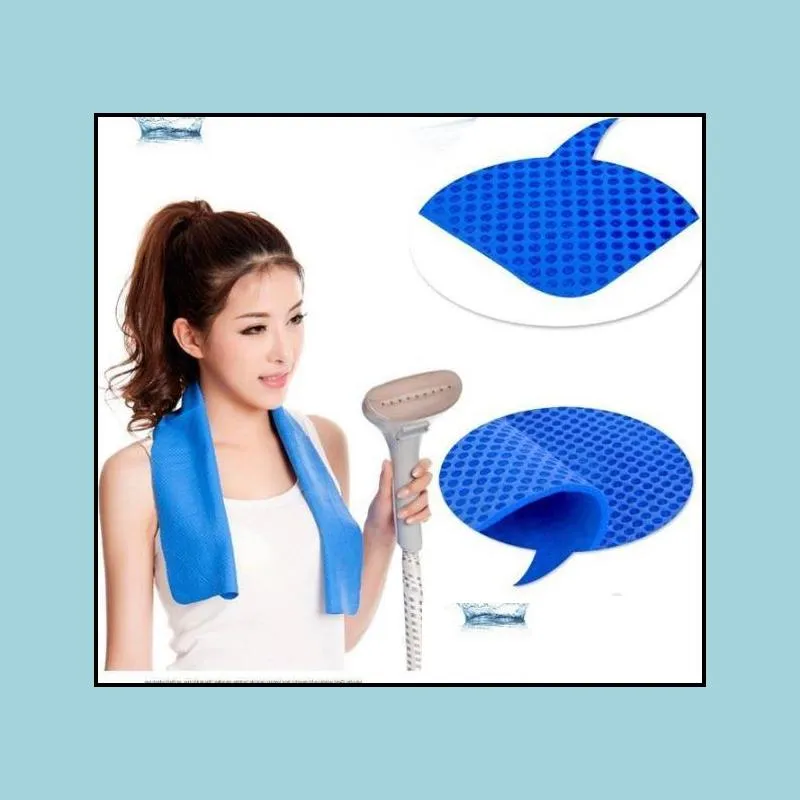 cold cooling performance towel summer cooling towels sports outdoor ice cold scarf scarves pad neck tie wristband headband beach