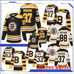 NEW 33 Zdeno Chara Boston Bruins Hockey Jerseys 63 Brad Marchand 37 Patrice Bergeron 88 David Pastrnak 4 Bobby Orr 2019 Top Quality Jerseys