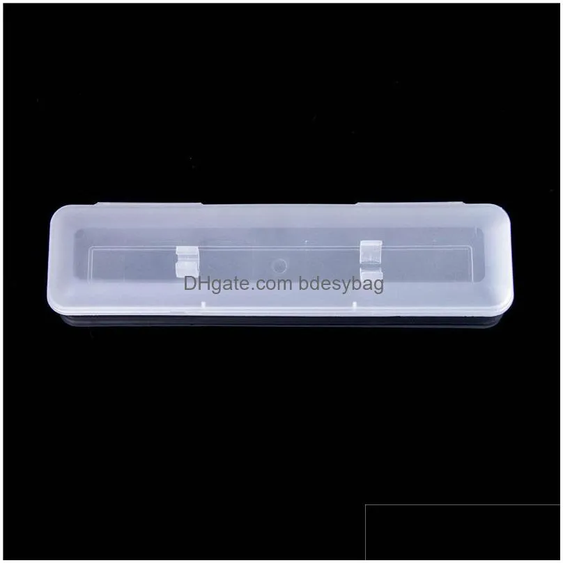 pp plastic transparent box pen box stationery pen boxes tool boxes wholesale lx4256