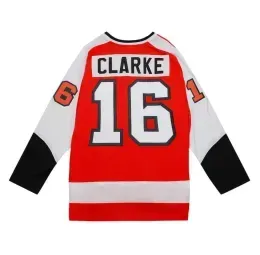 Bobby Clarke Stitched Hockey Jersey Mitchell Men Women Youth S-3XL retro jerseys