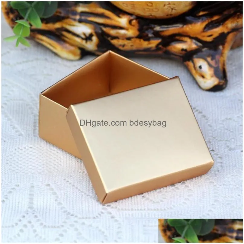 6.5x8x3.8 cm colored paper candy box wedding party gift box diy soap packaging small cake cookie boxes lx1899