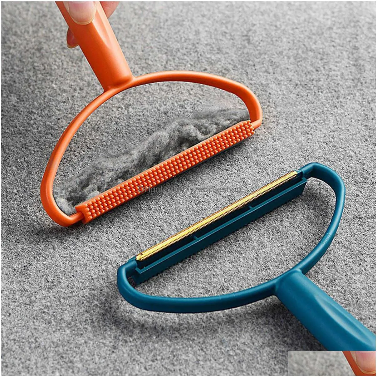  2pcs remover fluff lint brush clothes fabric hair pet shaver dust magic cleaner