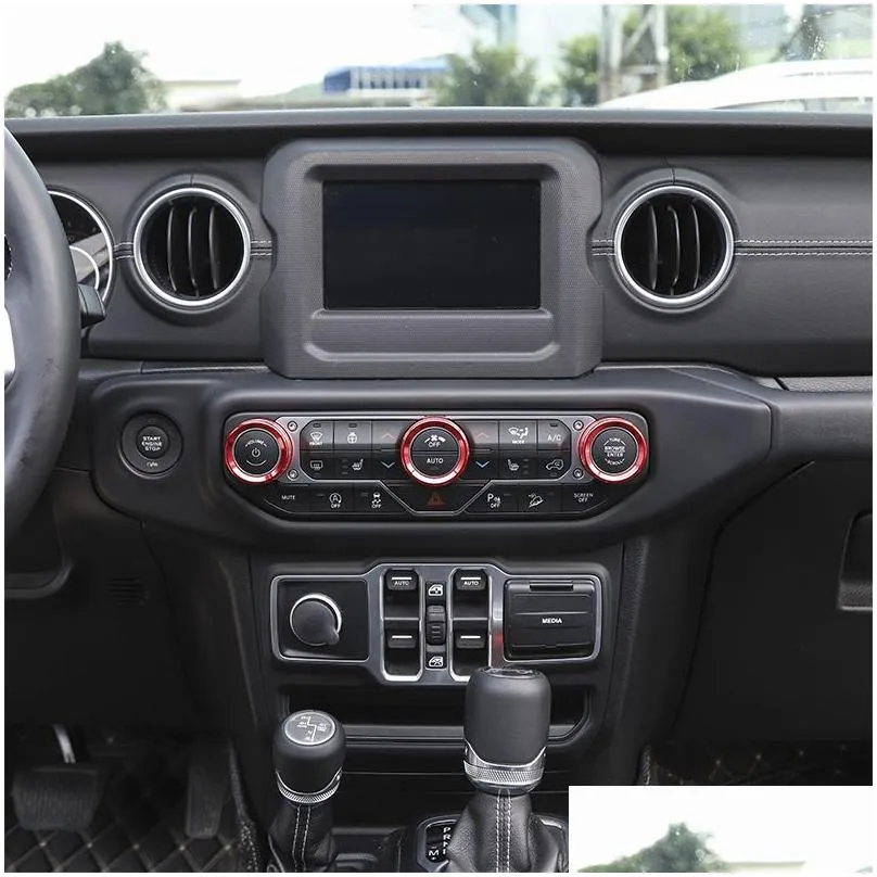 Other Interior Accessories Aluminum Alloy Air Conditioning Rotary Decorative Ring Section B For Jeep Wrangler Jl Interior Accessories Dhosa