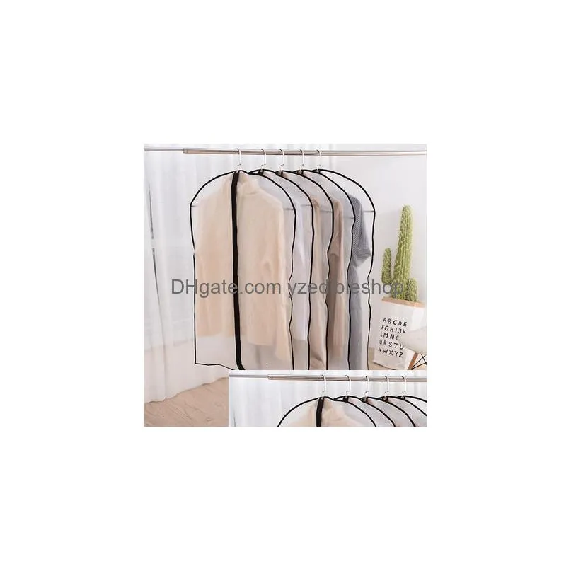 other housekeeping organization top clothes hanging garment dress suit coat dust cover home storage bag pouch case organizer wardrobe clothing