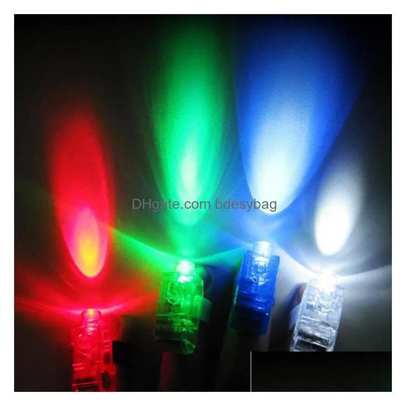 kids dance party lightup toys flash light emitting laser light sticks led bright finger ring toy shipping za1180