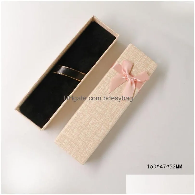 bow ribbon gift box lovely festival gift boxes high grade package gift box pencil case boxes wholesale lx2670