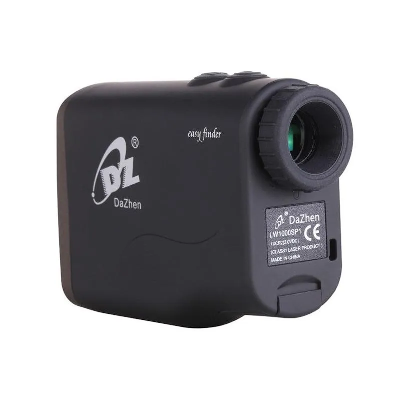 Laser Rangefinders Wholesale 1000M Waterproof Golf Laser Range Finder Handheld Distance Meter Speed Finders With Flagpole Lock Functio Dhsu5