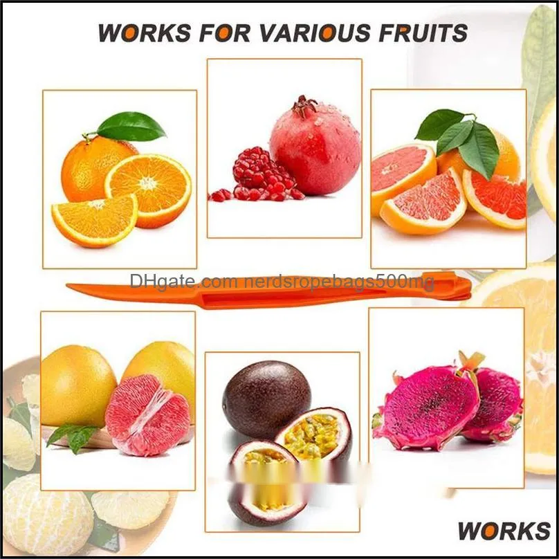easy open orange peeler tools plastic lemon citrus peel cutter vegetable slicer fruit kitchen gadgets