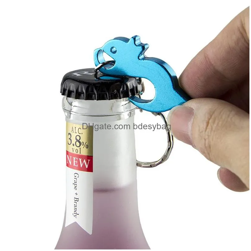 squirrel keychain bottle opener beer opener tool key tag chain ring accessories lx5533