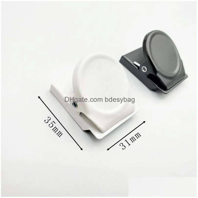 magnetic metal clip candy color memo clip for student information office  storage clip refrigerator message magnet clips lx4634