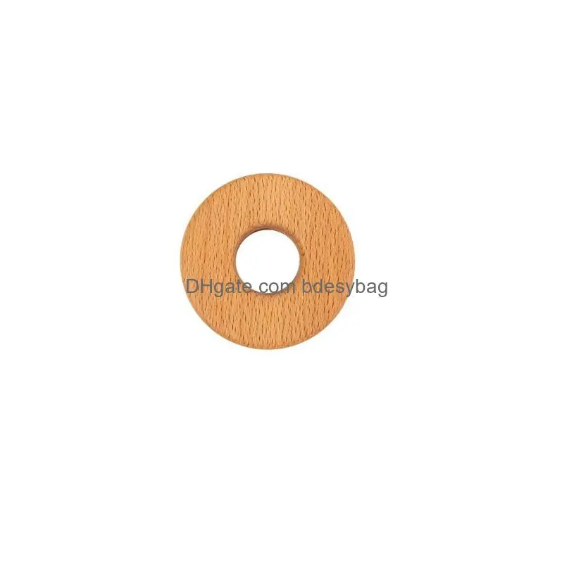 wooden food sealing clip donut shape snack bag sealer coffee bags clamp for home kitchen seal storage keeps food  lx4974