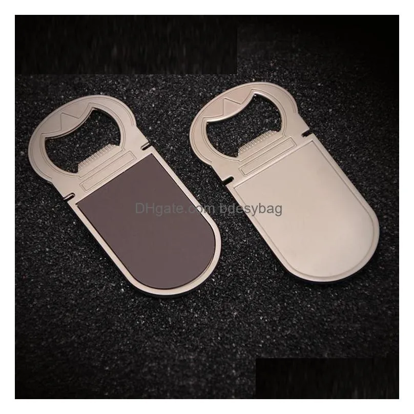 new arrival sublimation blank fridge magnets with bottle opener hot transfer printing fridge magnet consumables w0018