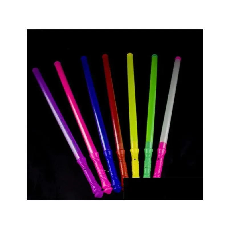 Party Decoration Party Decoration 48Cm 30Pcs Glow Stick Led Rave Concert Lights Accessories Neon Sticks Toys In The Dark Cheer Jl0629 Dh7Be