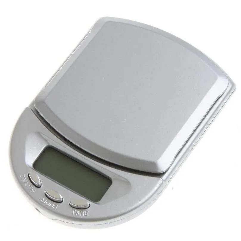 Weighing Scales Wholesale A04 Electronic Lcd Digital Scales Diamond Scale Mini Pocket Jewelry Gold Gram 500G/0.1G 100G/0.01 200G/0.01 Dhlrr