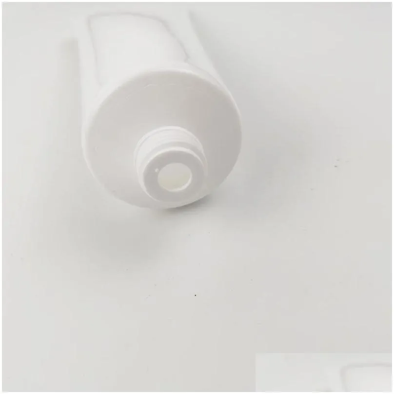 Packing Bottles Wholesale 100Ml White Cosmetic Refillable Soft Tube For Cleaner Bb Cream Shampoo Mini Travek Size Bottle Sale Drop Del Dh5Qd