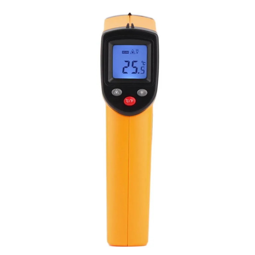 Temperature Instruments Wholesale New Laser Lcd Digital Ir Infrared Thermometer Gm320 Temperature Meter Gun Point -50380 Degree Non-Co Dhoim