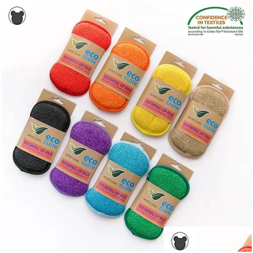 cleaning cloths bear home magic sponges kitchen cleanings brush microfiber scrubbing dish kitchen accessories inventory wholesale