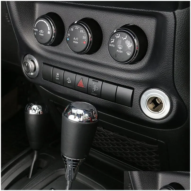 Other Interior Accessories Car Mirror Switch Cigarette Lighter Trim Button Decoration Er For Jeep Wrangler Jk 2011- Interior Accessori Dhlq4