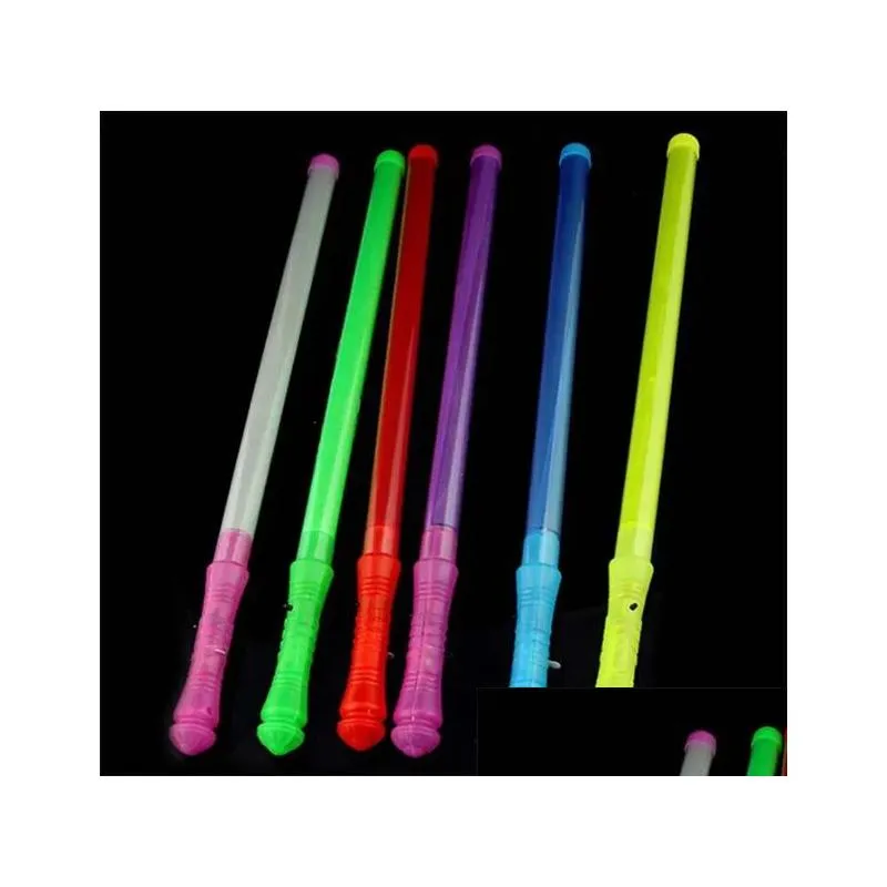 Party Decoration Party Decoration 48Cm 30Pcs Glow Stick Led Rave Concert Lights Accessories Neon Sticks Toys In The Dark Cheer Jl0629 Dh7Be