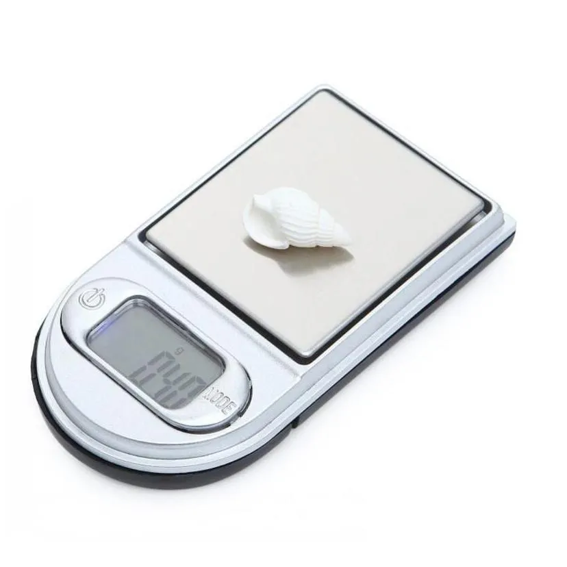 Weighing Scales Wholesale Mini Lcd Digital Pocket Lighter Type Scale Jewelry Gold Diamond Electronic Gram With Backlight 100G/0.01 200 Dhxdh