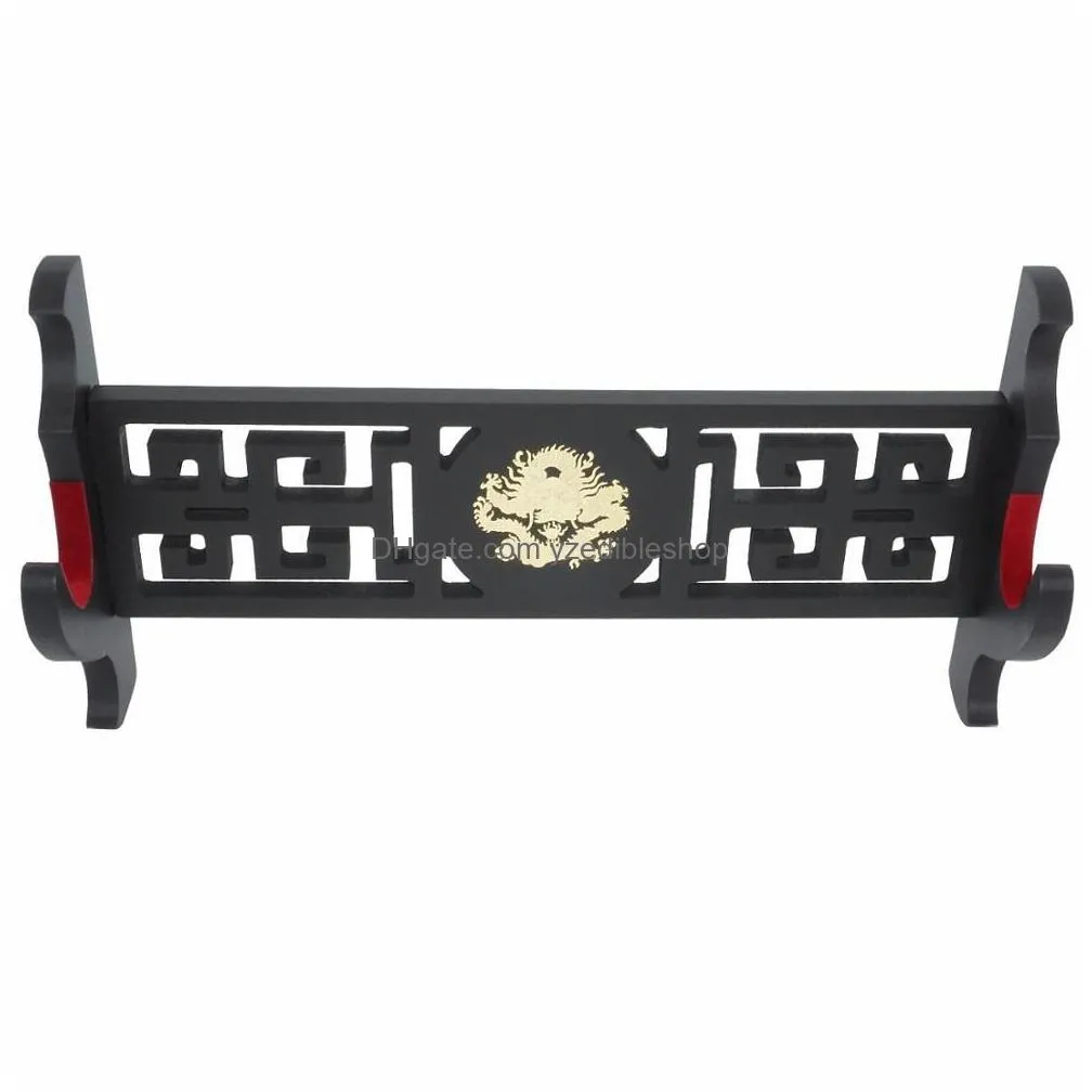 dragon sword holder wall mount velvet padded katana stand samurai sword holder display rack 1 layer y2004293181